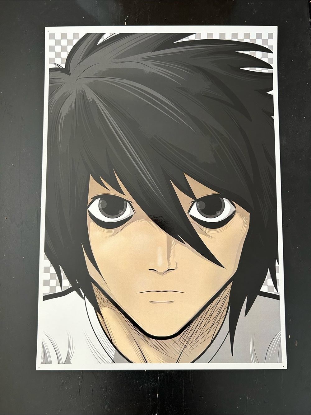 Anime Death Note L Character Art Print Portrait Poster Shounen Jump